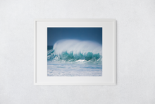 Load image into Gallery viewer, Ocean waves, North Shore, Oahu, Hawaii, Banzai Pipeline surf break, Matted Photo Print, Image