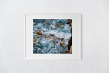Load image into Gallery viewer, Cliffs, Energetic Ocean, Waves, Rocks, Oahu, Hawaii, Matted Photo Print, Image