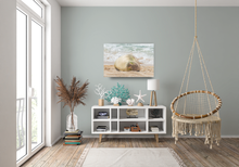 Load image into Gallery viewer, Hawaiian Monk Seal, Sand, Ocean, Kahuku, Oahu, Hawaii, Metal Art Print, Living Room Interior, Image