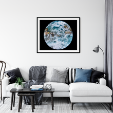 Load image into Gallery viewer, Ocean, Rocks, Vignette, Oahu, Hawaii, Framed Matted Photo Print, Living Room Interior, Image
